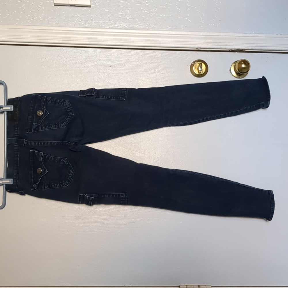 True Religion Blue Denim Jeans Size 25 - Picture 2 of 8